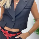 completo con gilet e gonna shorts double